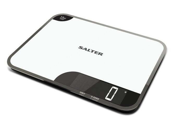 SALTER Báscula de Cocina SALTER 1079 WHDR (Capacidad: 15 kg - Precisión: 1 g. Ancho)