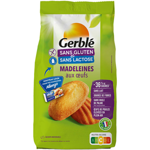 Gerble Sans Gluten Madeleines 210g