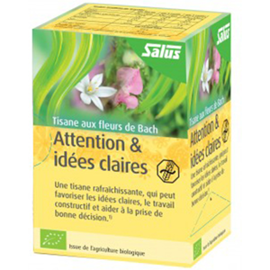 Salus Tisane Fleurs de Bach Attention & Idees Claires 15 sachets