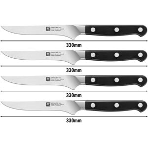 GGM GASTRO - ZWILLING PRO - Set de couteaux à steak, 4 pièces