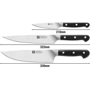 GGM GASTRO - ZWILLING PRO - Set de couteaux, 3 pièces