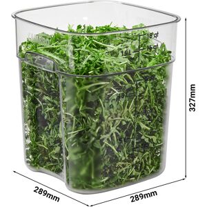 GGM GASTRO - (6 pièces) CAMBRO CAMWEAR® Récipient FreshPro - 17,2 litres - Transparent