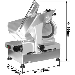 GGM GASTRO - Trancheuse automatique - 550 Watt - Couteau : Ø 300mm