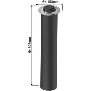 GGM GASTRO - Distributeur de couvercles en plastique avec ressort - version encastrée