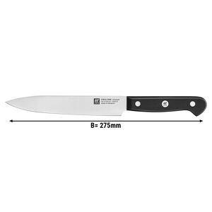 GGM GASTRO - ZWILLING GOURMET - Couteau à viande - Lame : 160mm Noir