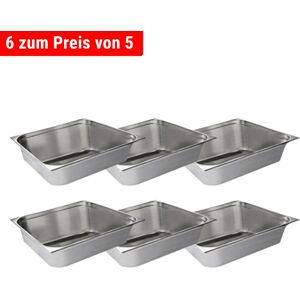 GGM GASTRO - Bac gastronorme inox GN 2/1 - profondeur: 100 mm