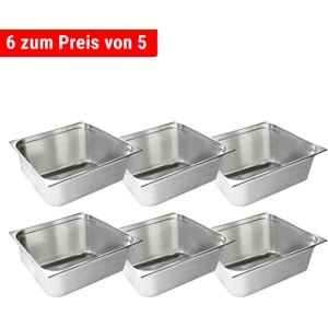 GGM GASTRO - Bac gastronorme inox GN 2/1 - profondeur: 150 mm