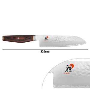 GGM Gastro - MIYABI 6000 MCT - Couteau Santoku - Lame : 180mm