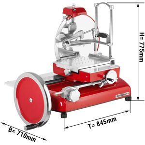 GGM Gastro - Machine a volant Rustique - Couteaux : Ø 350mm - Rouge