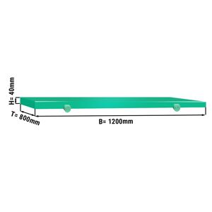 GGM Gastro - Plateau de decoupe pour table de travail - 1200x800mm - Vert Vert