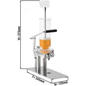 GGM Gastro - Distributeur de confiture et de miel - 0,7 litre Argent