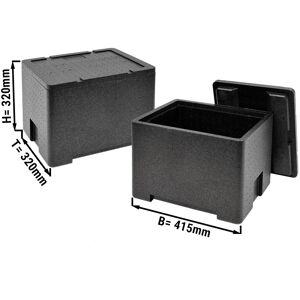 GGM GASTRO - Thermobox GN 1/2 - 21,6 litres boîte isolante boîte en polystyrène Polibox boîte de maintien au chaud