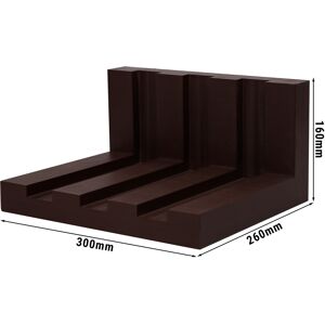 GGM GASTRO - Support de planche à découper pour planches de 2 cm Marron