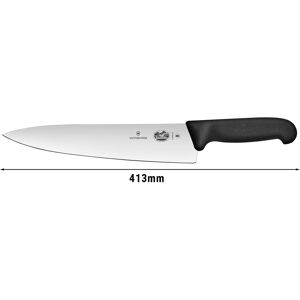 GGM GASTRO - VICTORINOX Couteau à trancher - Lame : 280mm Noir