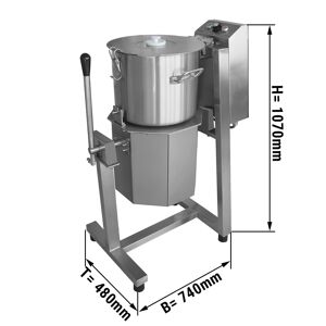 GGM GASTRO - Couteau à houmous/végétarien - 12 kg - sur pied