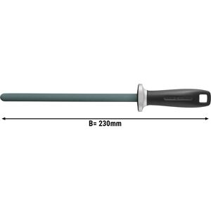 GGM GASTRO - ZWILLING Fusil à aiguiser céramique - Lame : 230mm Noir