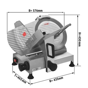 GGM GASTRO - Trancheuse - 250 Watt - Couteau : Ø 300mm