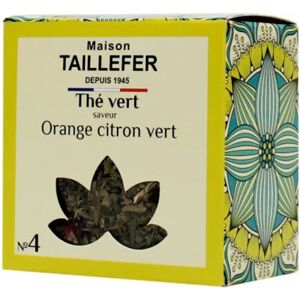 Thé MAISON TAILLEFER THÉ VERT ORANGE CIT - Publicité