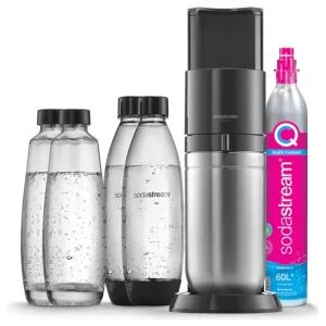 SODASTREAM Machine Soda SODASTREAM DUO Noire Pack 2