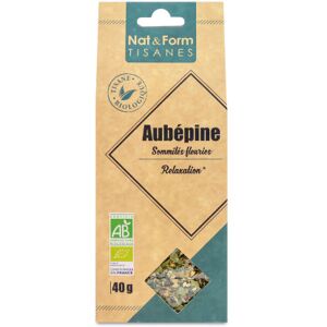 Nat & Form Tisane aubepine bio - vrac 40g