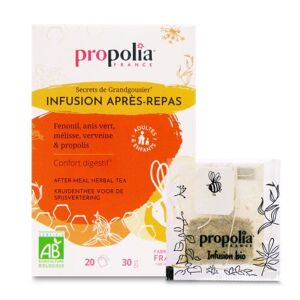 Propolia Infusion apres repas - propolis & 4 plantes 20 sachets