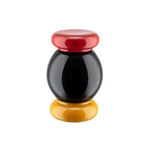 Alessi - Twergi Moulin a sel / poivre et epices ES18, noir / jaune / rouge