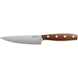 Fiskars - Norr Couteau à légumes 12 cm, acier inoxydable / érable