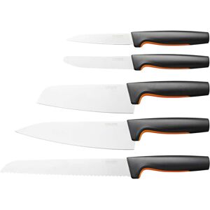 Fiskars - Functional Form Starter Set de couteaux, noir (5 pcs.)