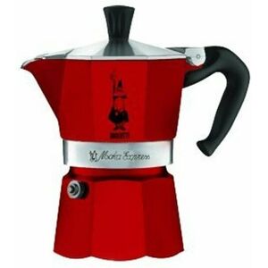 Moka express red caffettiera in alluminio, 1 tazza, rosso 4941 - Bialetti - Publicité