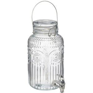 SECRET DE GOURMET Distributeur de boisson 3.8L Mona - Transparent - Publicité