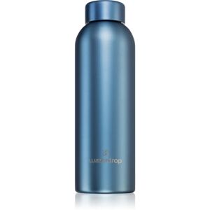 Waterdrop Thermo Steel Metal gourde en inox coloration Blue Brushed 600 ml