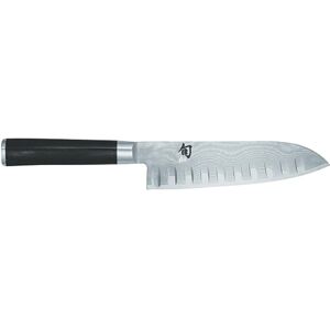 Santoku 18 cm lame alveolee Shun Classic Kai [Bois]