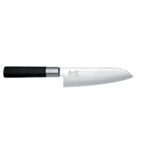 Couteau Santoku 16.5 cm Wasabi Black Kai [Noir]