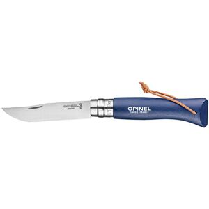 Couteau pliant N°08 baroudeur bleu fonce 8,5 cm Opinel [Bois]