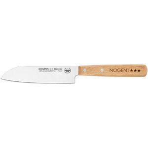 Couteau Santoku Classic 11 cm Bois de hetre Nogent [Noir]