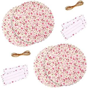 2 kits de décoration pour pot de confiture Fleurs Rayher