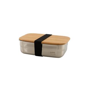 Lunch box inox et bambou 650ml Point Virgule [Gris]
