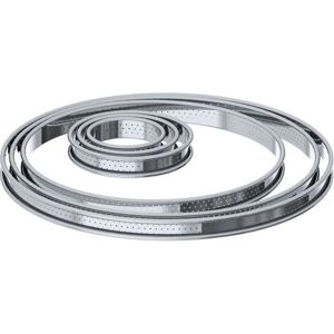 Cercle a tartelette inox perfore 8 cm De Buyer []