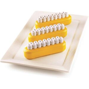 Moule 3D Kit Pop 6 Éclairs Silikomart [Noir]