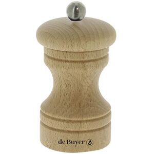 Moulin a epices Paso 10 cm naturel De Buyer [Noir]