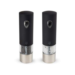 Duo de moulin à poivre et sel électrique PEUGEOT Noir 20cm Lenix - Publicité