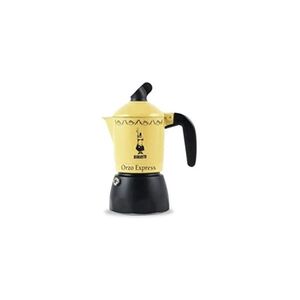 Bialetti New Orge Cafetière de 2 Tasses, Aluminium, Jaune - Publicité