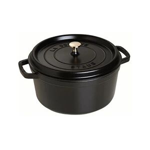 Staub - 1102825 - Cocotte - Ronde - Noire Mat - 28 cm - Publicité