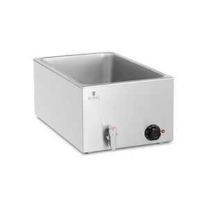 Royal Catering Bain-marie - 600 W - GN 1/1 - Sans bac - Avec robinet de vidange - Publicité