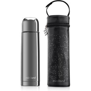 miniland Thermos deluxe et poche isotherme argente 500 ml