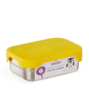 Affenzahn Boîte à goûter enfant tigre inox, jaune lot de 2