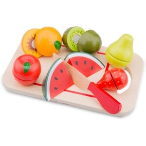 New Classic Toys® New Classic Toys Planche a decouper enfant fruits bois multicolore 8 pieces