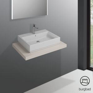 Burgbad Cube Plateau de plan de toilette sans découpe, APW080OA0052,