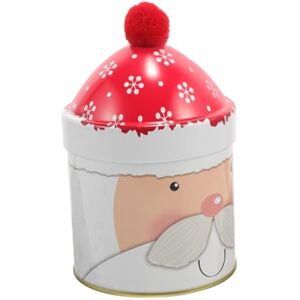 Housoutil Boîte Pot De Rangement Pour Chapeau À Sucre De Noël Pot à Café Hermétique Bonbonnière De Noël Coffret Cadeau De Bonbons De Noël Chapeaux Métal Fer Blanc Enfant Pot De Nourriture - Publicité