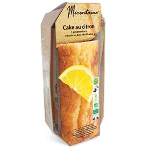 MIRONTAINE Kit Cake Citron 1 Préparation + 1 Moule bois Kit Pâtisserie Gâteau Naturel Certifié Biologique Lemon Cake - Publicité